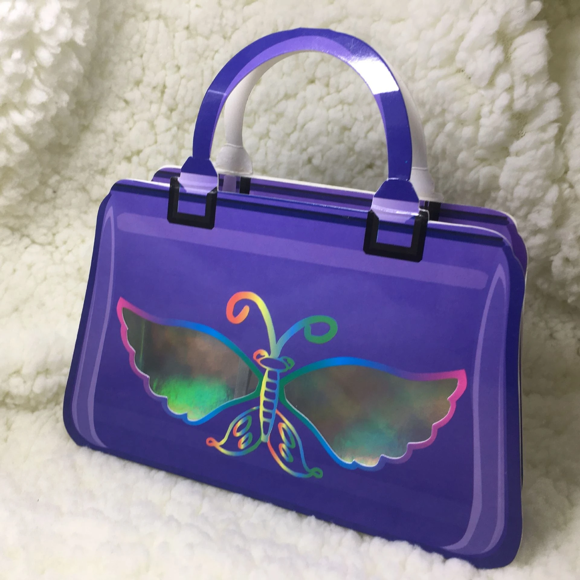 product-613-661 purple handbag eyelashes packing